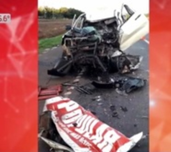 Grave accidente tras colisión y fuga sobre ruta 2 - Paraguay.com