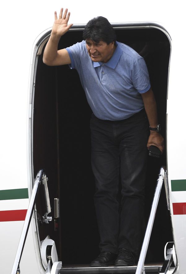 Evo Morales, asilado político en México