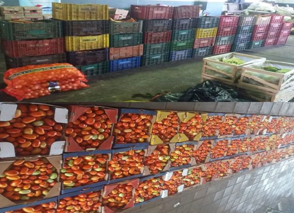Decomisan más de 9000 kilos de hortalizas en Ciudad del Este