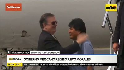 Gobierno mexicano recibió a Evo Morales - ABC Noticias - ABC Color