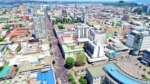 Huelga general en Chile con masivas movilizaciones - ADN Paraguayo
