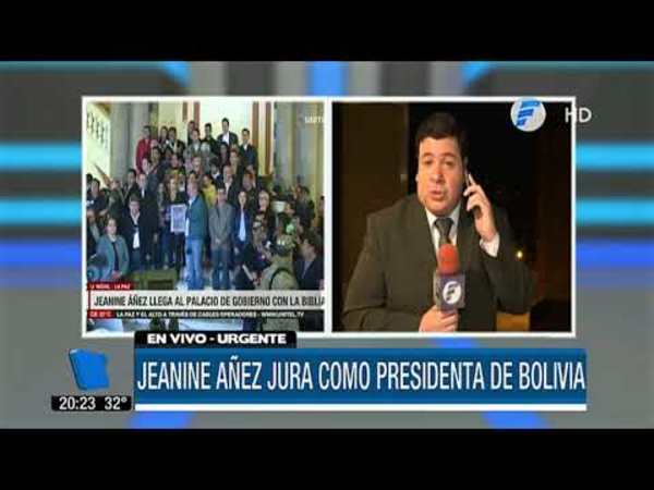 Jeanine Áñez asumió la presidencia provisional de Bolivia