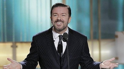 HOY / El comediante Ricky Gervais presentará los Globos de Oro por quinta vez