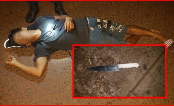 Atacó a guardia y terminó muerto