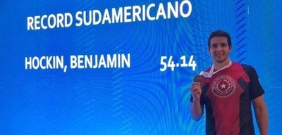 ORO Y RÉCORD SUDAMERICANO PARA HOCKIN