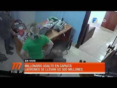 Robo millonario en Capiatá