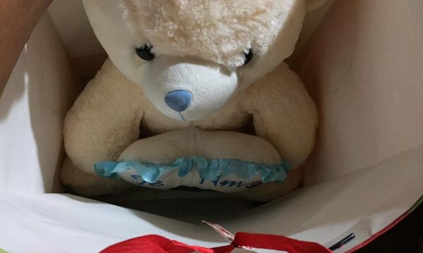 Ex novio ya había regalado otro peluche con droga
