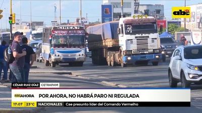 Por ahora, no habrá paro ni regulada - ABC Noticias - ABC Color