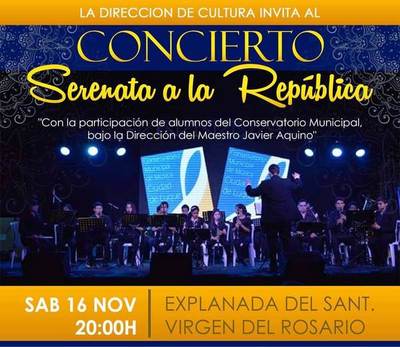 "Serenata a la República", el sábado en el Santuario •