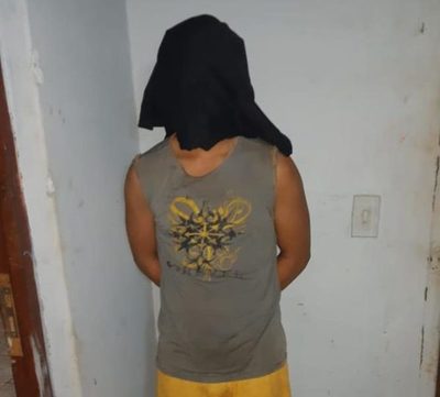 Atrapan a bandido que hirió y despojó de su celular a un joven