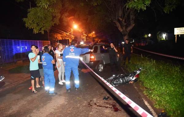 Un motochorro abatido y otro herido en Ñemby •