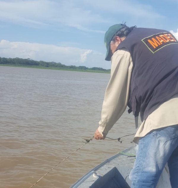 Decomisan importante cantidad de espineles en el Río Paraguay