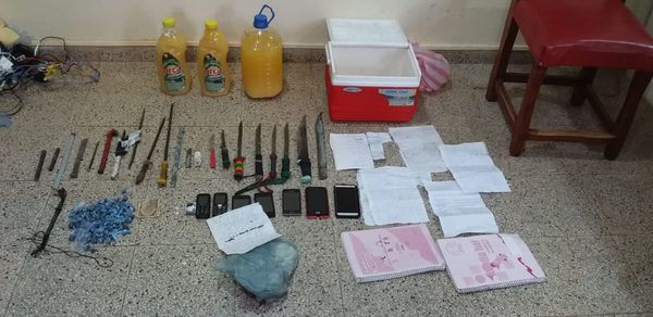 Incautan armas, drogas y celulares en penal de Encarnación