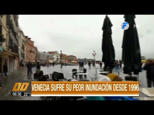 Venecia sufre su peor inundación