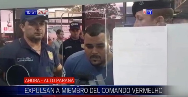 Expulsan a líder del Comando Vermelho