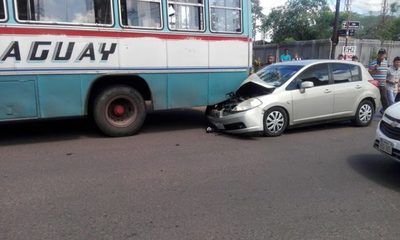 Aparatoso accidente vehicular sobre general Santos