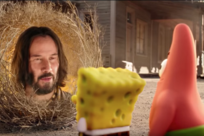 ¡Sorpresa! Keanu Reeves también forma parte de la nueva película de Bob Esponja