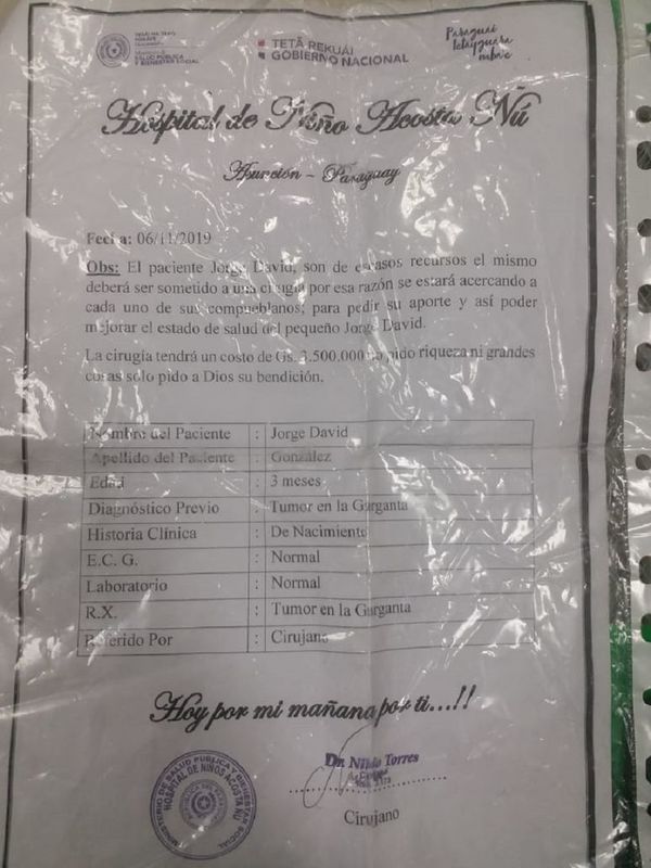 Piden dinero con certificado médico falso - Nacionales - ABC Color