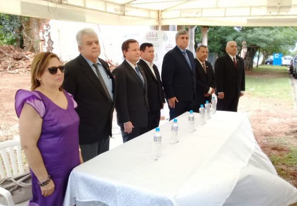 Se realizó palada inicial para juzgado de Paz de Altos