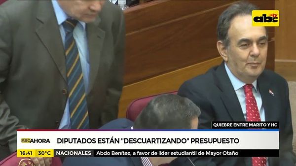 Diputados están “descuartizando” presupuesto - ABC Noticias - ABC Color