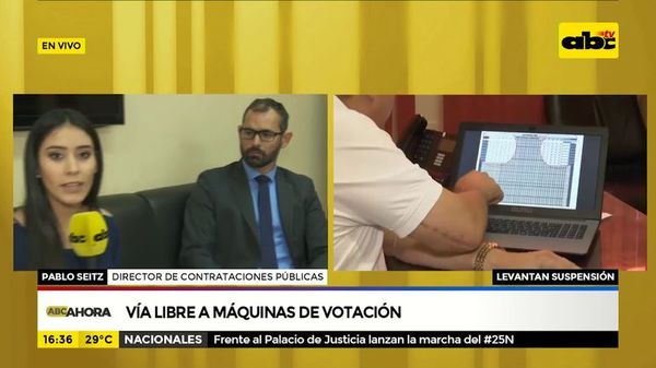 Vía libre a máquinas de votación - ABC Noticias - ABC Color