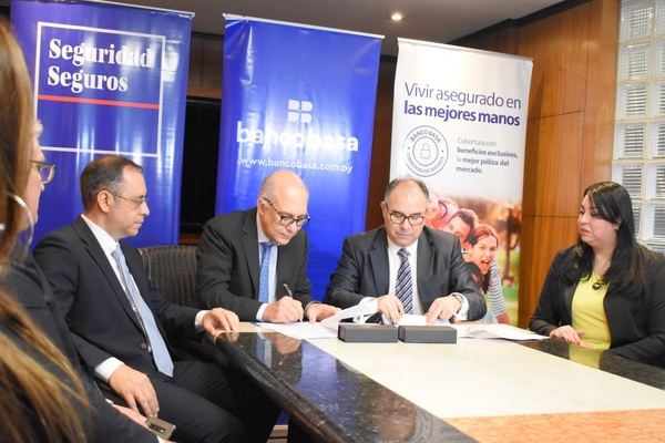 Firman alianza entre Banco Basa y Seguridad Seguros - ADN Paraguayo