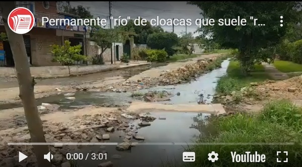 Barrio Sta. Maria: Cloacas en el patio y cuando llueve en toda la casa | San Lorenzo Py