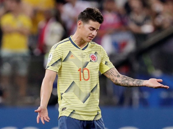 James, descartado por Colombia para amistoso con Perú