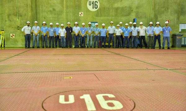 Realizaron sustitución de polos de la Unidad Generadora 16 de Itaipu