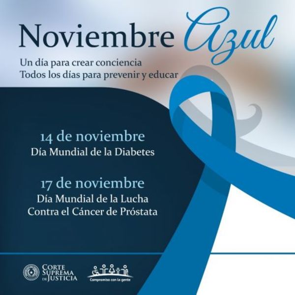Campaña "Noviembre Azul" contra el cáncer de próstata y diabetes