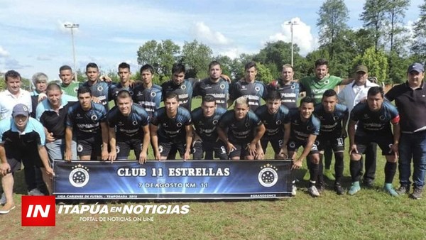 11 ESTRELLAS ES TRICAMPEÓN DE LA LIGA CARLENSE DE FÚTBOL