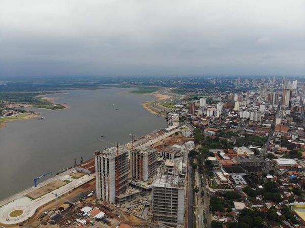 Obras de las Oficinas del Gobierno en etapa avanzada