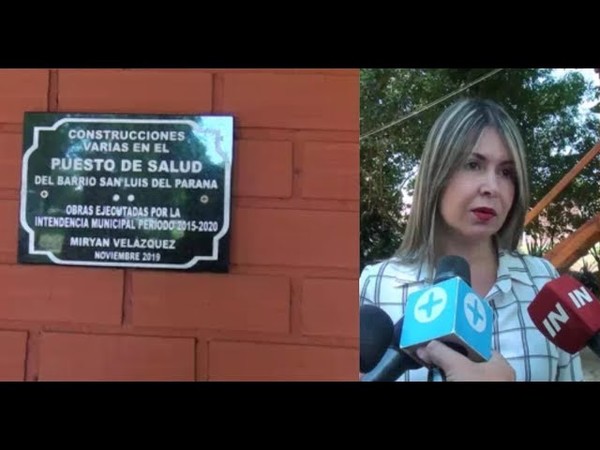 HABILITAN OBRAS EN CENTRO DE SALUD DE SAN JUAN DEL PARANÁ