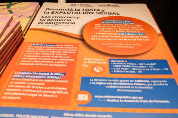 Realizaron conversatorio de protección a víctimas de explotación sexual