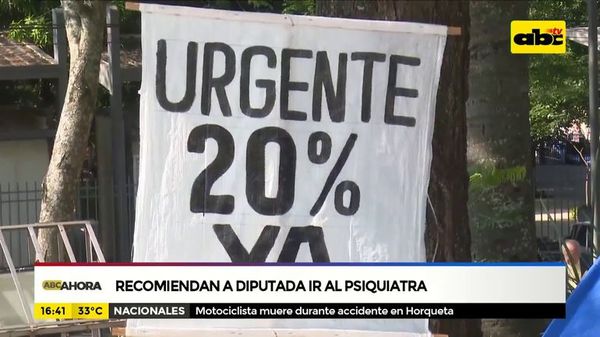 Recomiendan a diputada Amarilla ir al psiquiatra - ABC Noticias - ABC Color