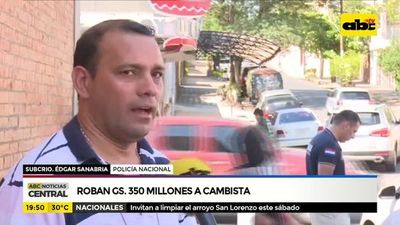 Roban GS. 350 millones a cambista - ABC Noticias - ABC Color