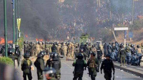 La CIDH condenó el “uso desproporcionado” de la fuerza en la represión contra manifestantes de Bolivia - ADN Paraguayo