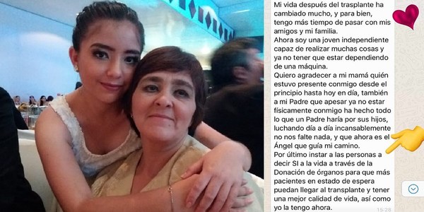 LUZ: “MI VIDA DESPUÉS DEL TRASPLANTE HA CAMBIADO MUCHO”
