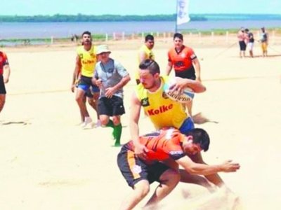 Rugby en la arena