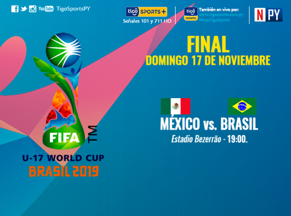 Brasil y México definen la Copa Mundial Sub-17 de la FIFA