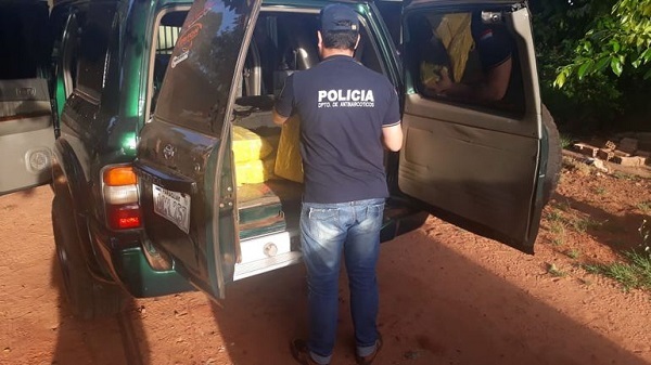 Policía incauta 500 kilos de marihuana en Caaguazú
