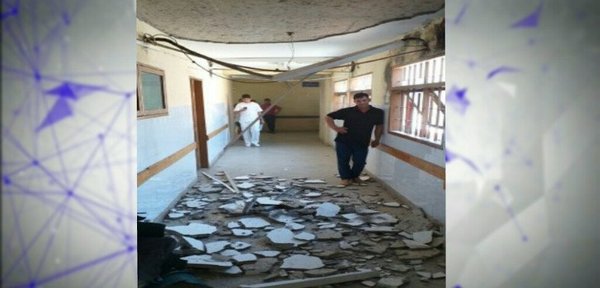 Cayó parte del techo del Hospital de Coronel Oviedo | Noticias Paraguay