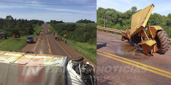 CONDUCTOR DE CAMIÓN CON DOBLE FRACTURA EXPUESTA TRAS ACCIDENTE