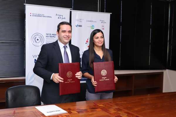 Viceministerio de Mipymes firma convenio para favorecer ecosistema emprendedor | .::Agencia IP::.