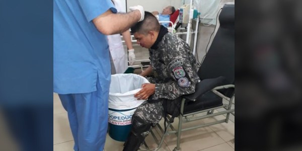 AGENTES DEL GRUPO LINCE FUERON AGREDIDOS HASTA CON UNA VARILLA DE HIERRO