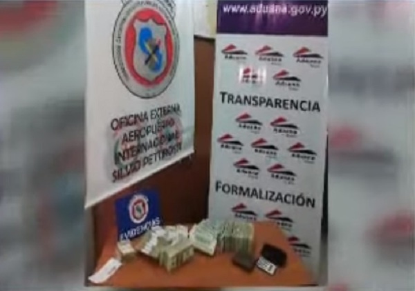 Detienen a paraguayo que intentó viajar con USD 370.000 sin declarar