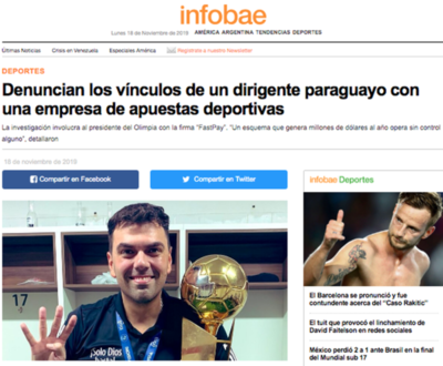 Escándalo Trovato trasciende fronteras