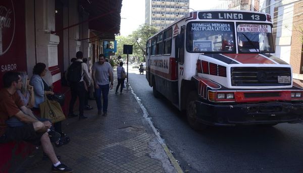 Servicio de transporte público se regularizaría desde este martes - Nacionales - ABC Color