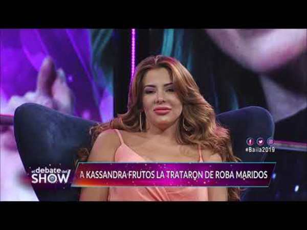 Kassandra Frutos y Crucerito cara a cara en el Debate del Show