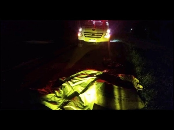 PEATÓN MUERE ARROLLADO SOBRE RUTA VI EN BELLA VISTA